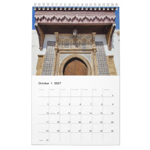 Calendário Arquitetura Marroquina