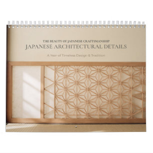 Calendário Arquitetura Tradicional Japonesa