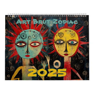 Calendário Art Brut Zodiac Calendar