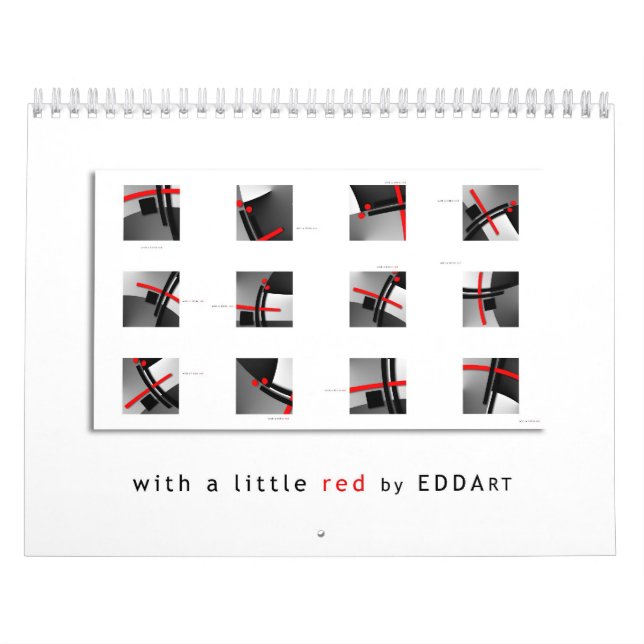 Calendário ART - com um pouco de vermelho (Capa)