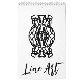 Calendário art line calendar