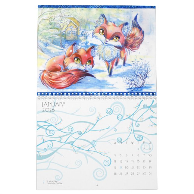 Calendário Arte 2014 do Anime (Jan 2026)