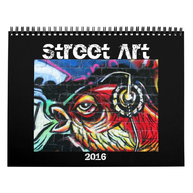 Calendário arte 2016 da rua (Capa)