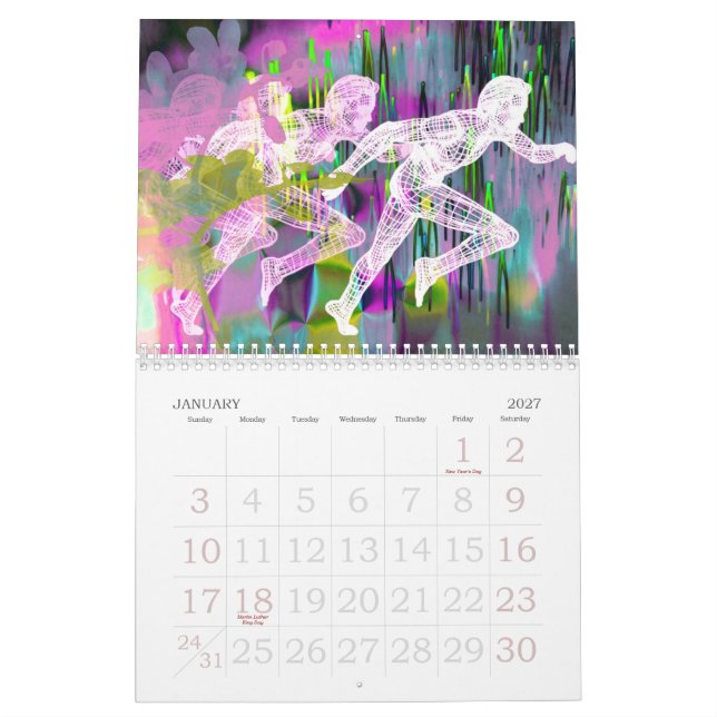 Calendário Arte africana (Jan 2027)