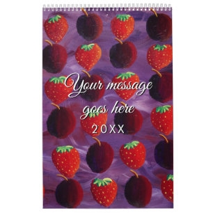 Calendário Arte Alimentar 2020 por Julie Nicholls