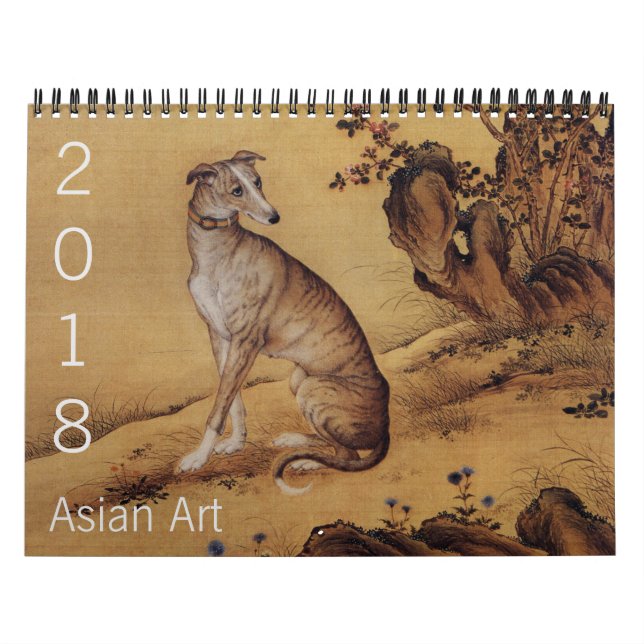 Calendário Arte Asiática Chinesa: Animais do Tipo Zodíaco Ass (Capa)