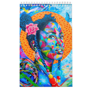 Calendário Arte colorida