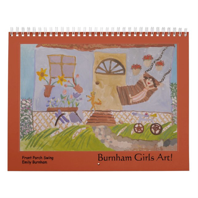 Calendário Arte das meninas de Burnham! (Capa)