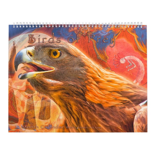 CALENDÁRIO ARTE DE AVES DE RAPINA #1 (Capa)