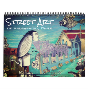 Calendário arte de rua valparaíso 2025