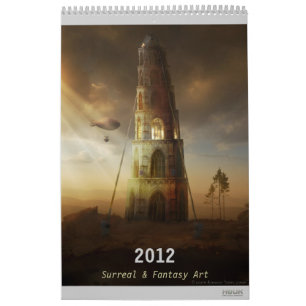 Calendário Arte Digital Surreal e Fantasia de 2012 - Calendá