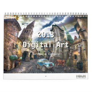 Calendário Arte Digital Surreal e Fantasia de 2013 - Calendár