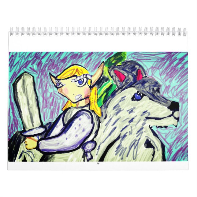 Calendário Arte dos duendes (Capa)