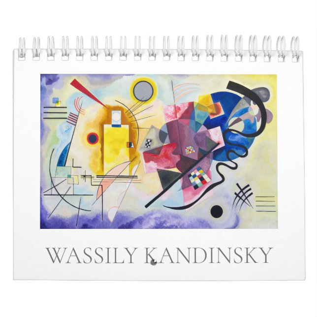 CALENDÁRIO : ARTE FINA : WASSILY KANDINSKY (Capa)