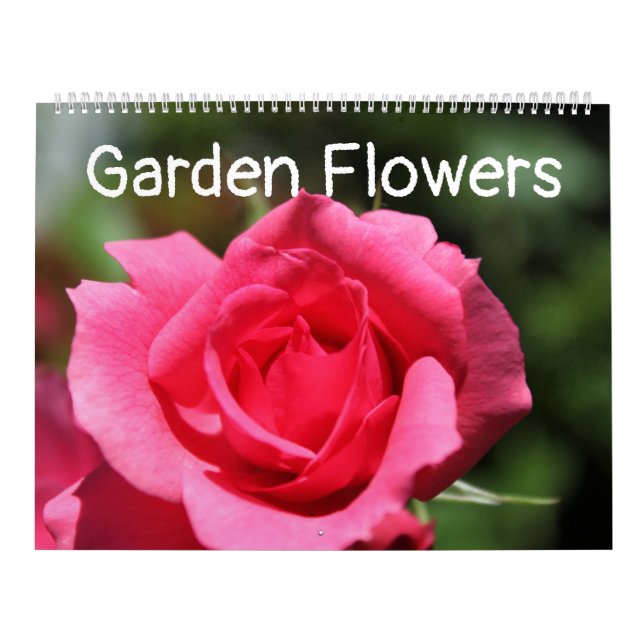 Calendário Arte Fotográfica das Flores de Jardim (Capa)