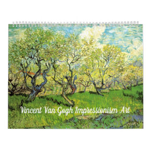 Calendário Arte Impressionista Vincent Van Gogh