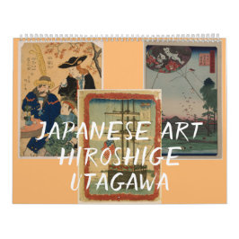 Calendário Arte Japonesa - Hiroshige Utagawa