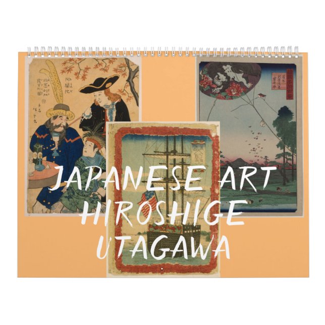 Calendário Arte Japonesa - Hiroshige Utagawa (Capa)