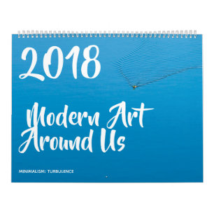 Calendário Arte moderna à nossa volta divertida personalizá