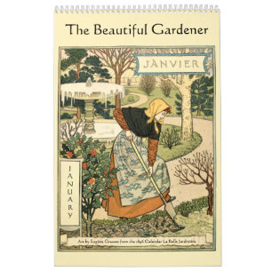 Calendário Arte Nova do Belo Jardineiro por Grasset Calendári