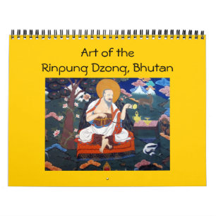 Calendário arte paro dzong 2026