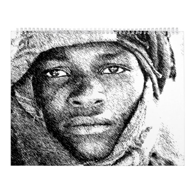 Calendário Arte popular e contemporânea africana (Capa)