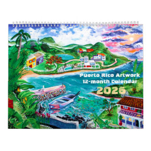 Calendário Arte Porto Rico 2026