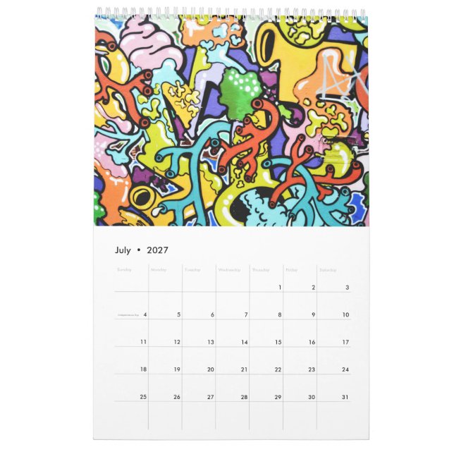 Calendário Arte Urbana 2022 (Jul 2027)