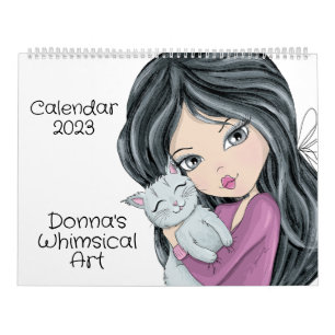 Calendário Arte Whimsical de Donna