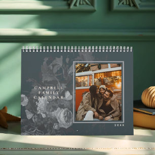 Calendário Artístico Floral Fotopop 2026 Elegante