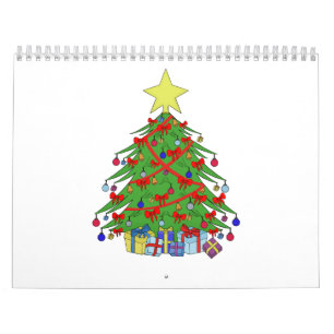 Calendário árvore de Natal