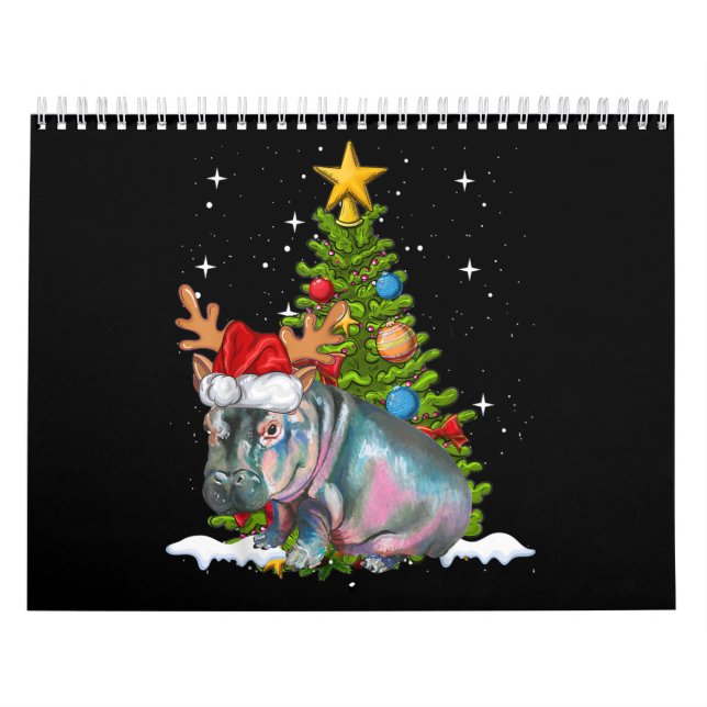 Calendário Árvore de Natal Hippopotamus (Capa)