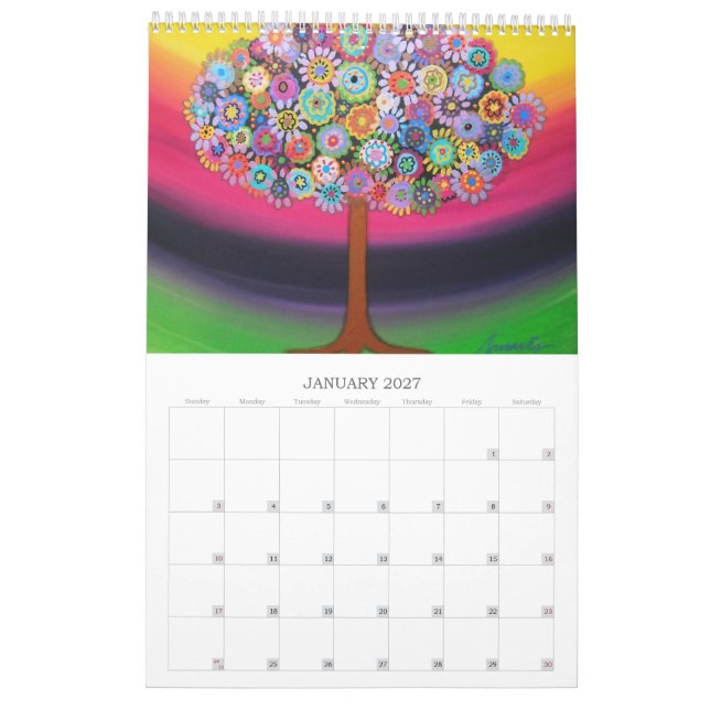 Calendário Árvore de vida (Jan 2027)