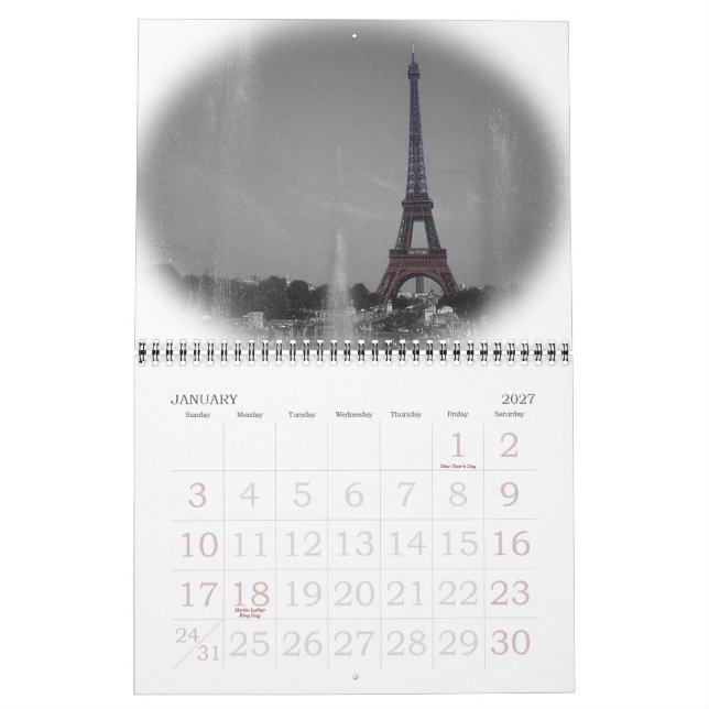 Calendário As cores da vida (Jan 2027)