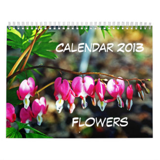 Calendário As flores Calendar 2013