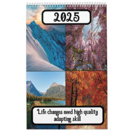 Calendário As mudanças na vida precisam de habilidades de ada