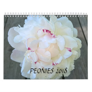 Calendário As peônias Calendar 2018