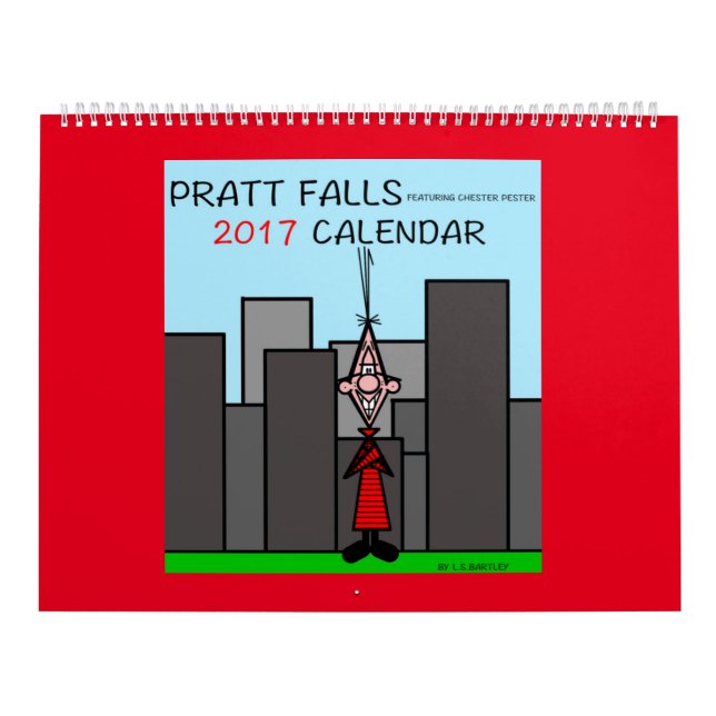 Calendário As quedas de Pratt que caracterizam Chester Pester (Capa)