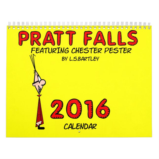 Calendário As quedas de Pratt que caracterizam Chester Pester (Capa)