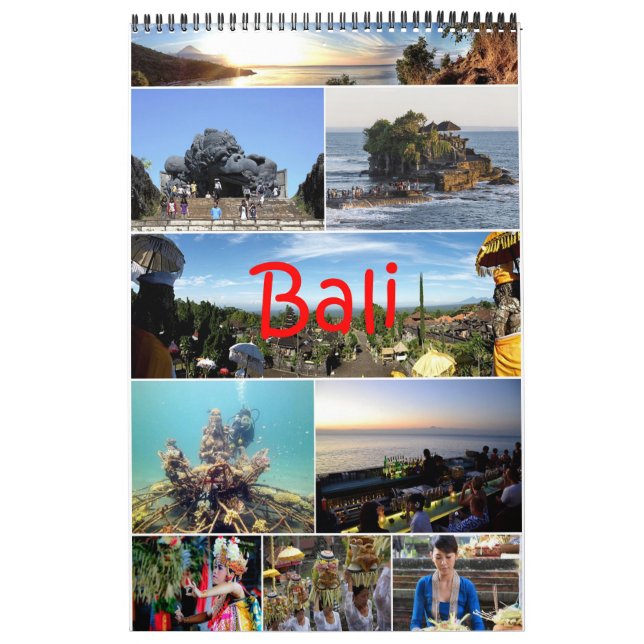 Calendário Ásia - Indonésia - Bali - (Capa)