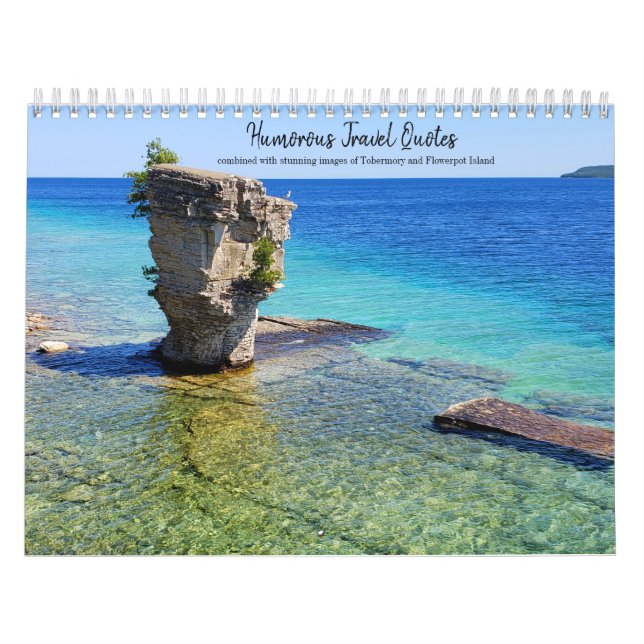 Calendário Aspas humorísticas Viagem (Capa)