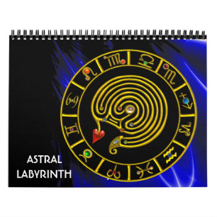 Calendário Astrologia DOURADA ZODÍACA DE GRÁFICO ASTRAL LAB