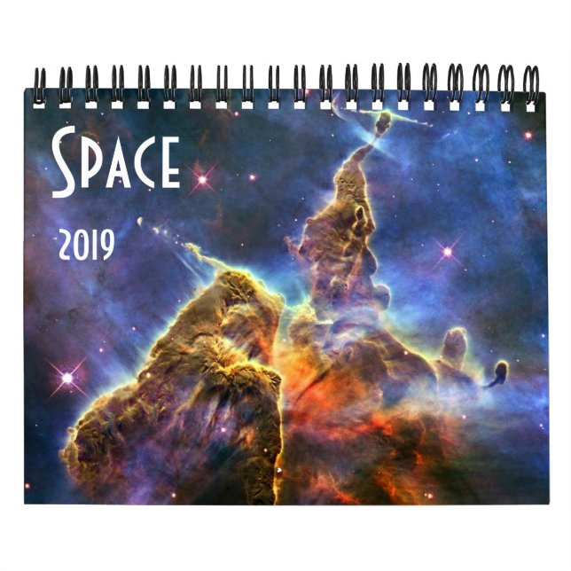 Calendário Astronomia do Universo Espacial da NASA Galáxia 20 (Capa)