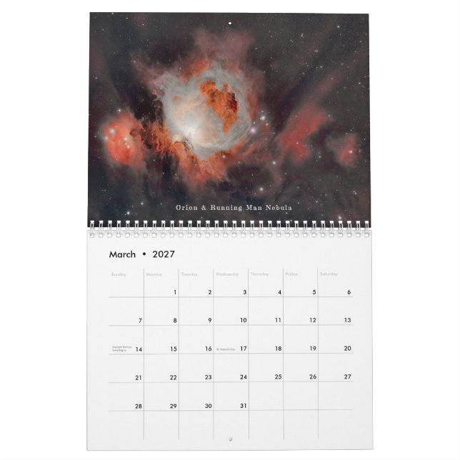 Calendário Astronomy Edition (Mar 2027)