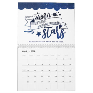 Calendário Atire na Lua