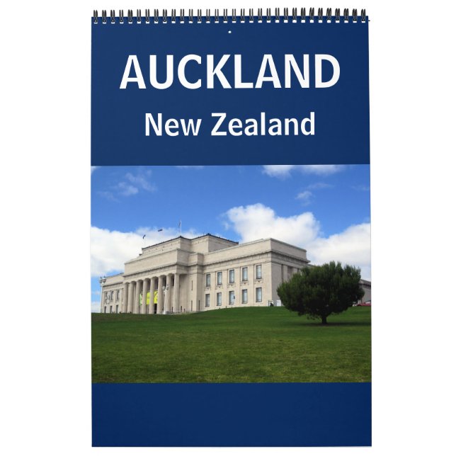 Calendário Auckland Nova Zelândia (Capa)