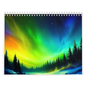 Calendário Aurora Borealis