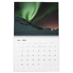 Calendário Aurora e Luzes Nortes Luzes polar escandinavas