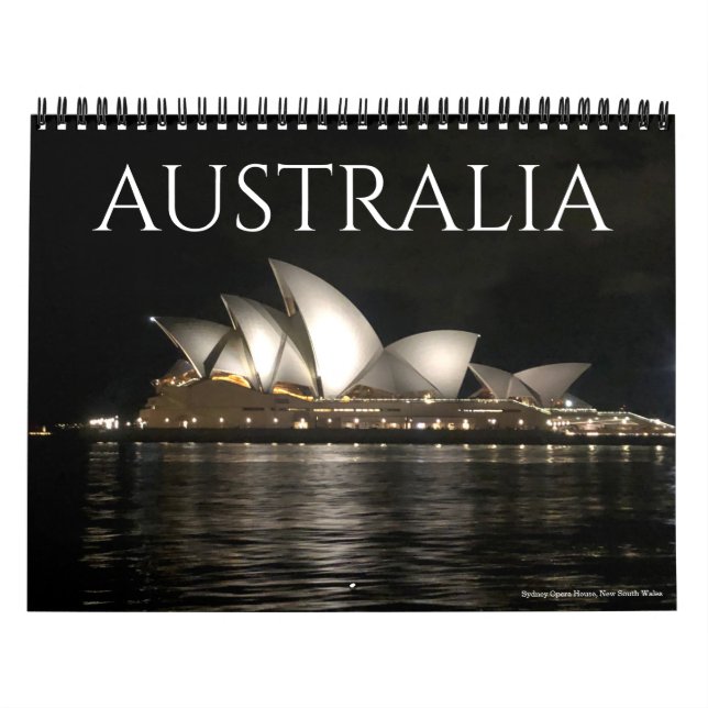 Calendário austrália 2025 (com localizações) (Capa)