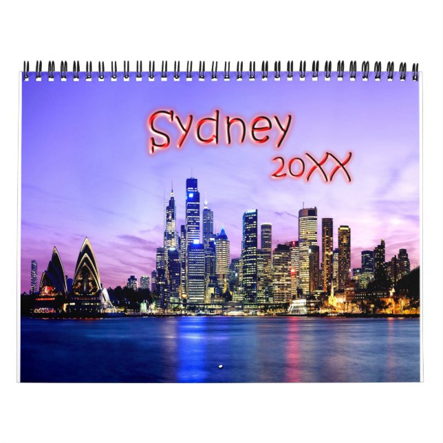 Calendário Austrália - Sydney - (Capa)